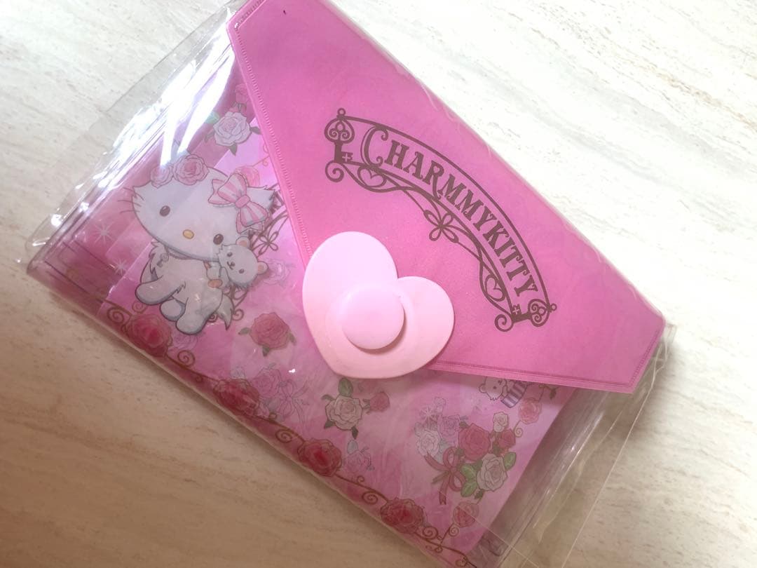 チャーミーキティ　ケース入りミニレターセット　レターセット　キティちゃん