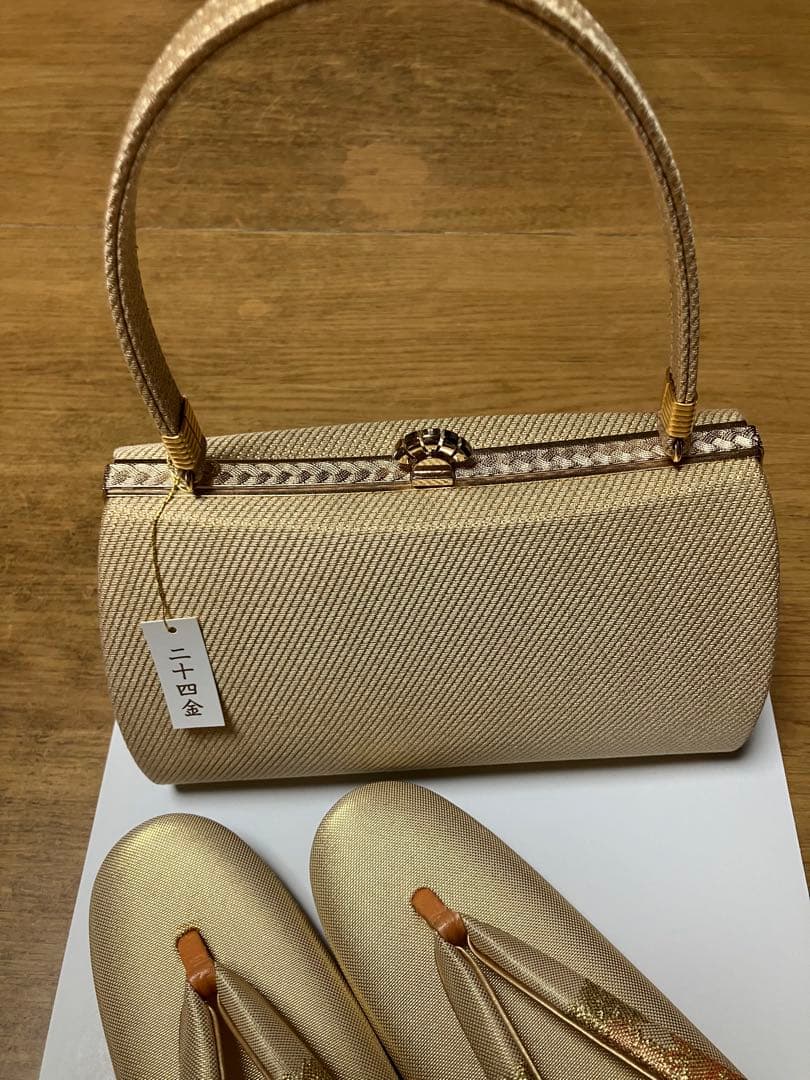 les_trois_tresors 和装　草履　バックセット　未使用品