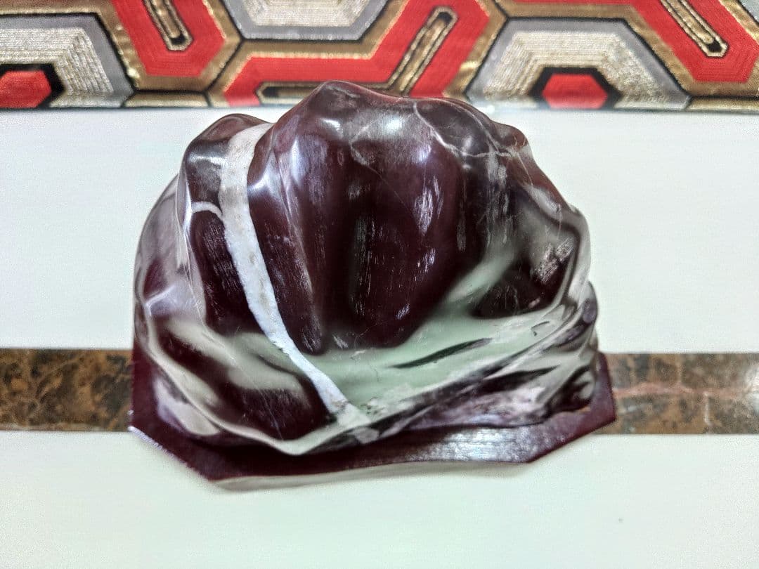 赤玉石 赤石 ビクトリーストーン V字石 岩石 鑑賞石 かわいいレッド