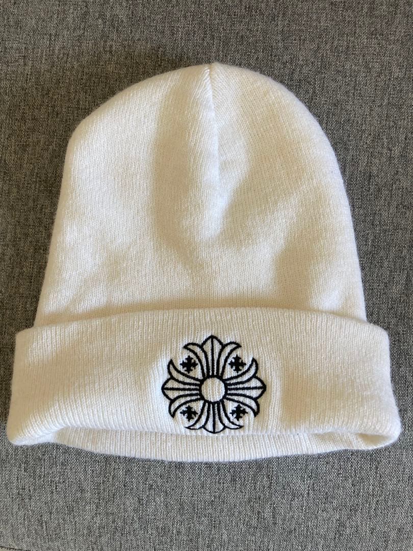Chrome Hearts 白ニット帽