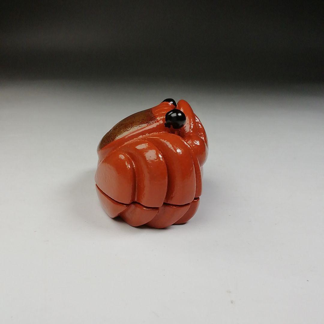 T936 香合 『蟹 香合』『山崖宗陽 作』漆塗蒔絵 共箱 茶道具