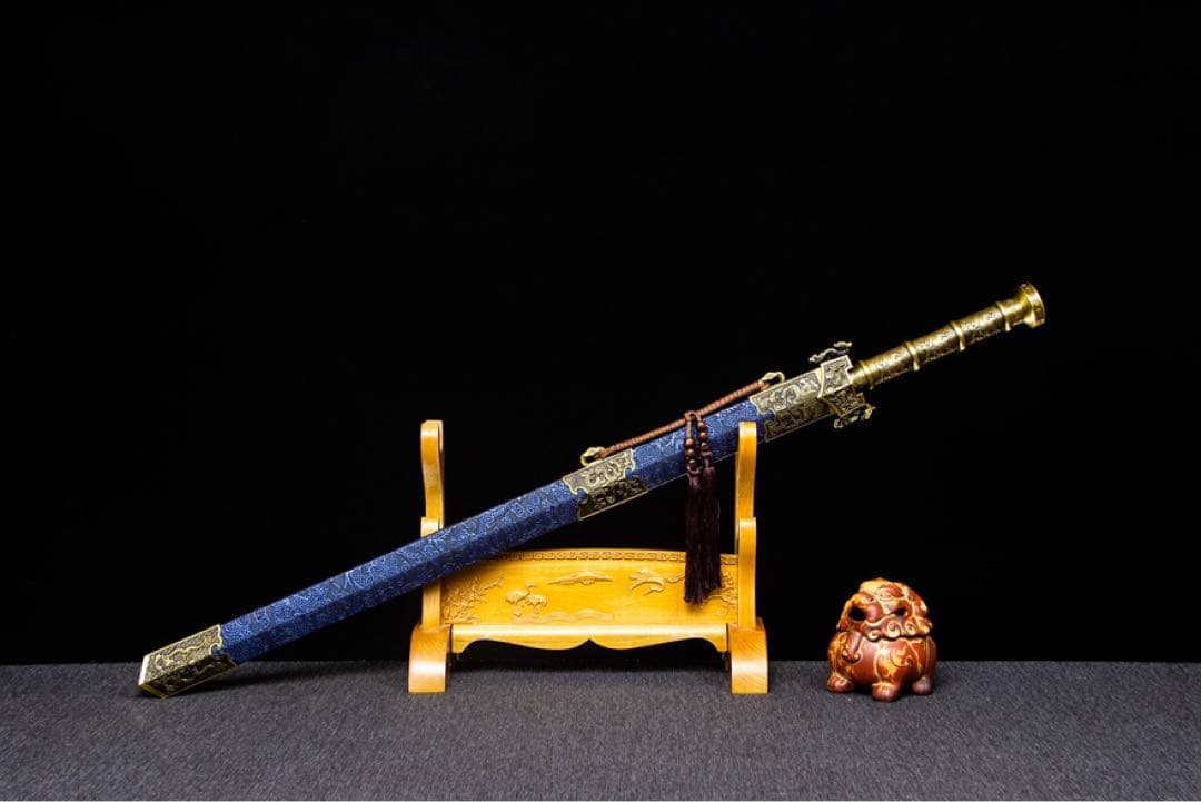 青虹漢剣 中華剣 刀装具 武具 鑑賞刀 居合刀 舞踊刀 古兵器