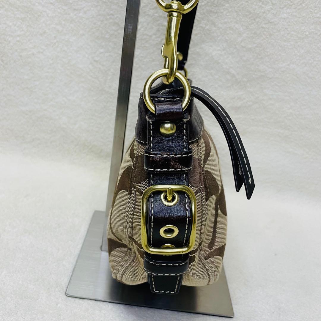 COACH コーチ ワンショルダーバッグ シグネチャー Y2K ホーボー