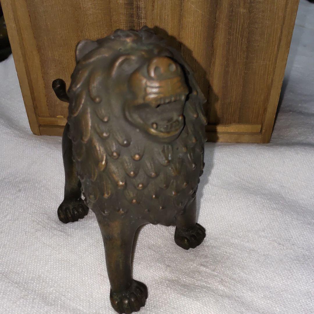 人間国宝香取正彦作、ライオン。