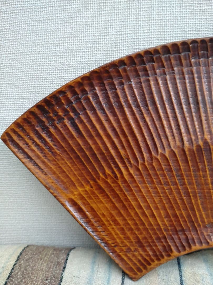 ビンテージ藤原盆　扇面　茶道菓子盆