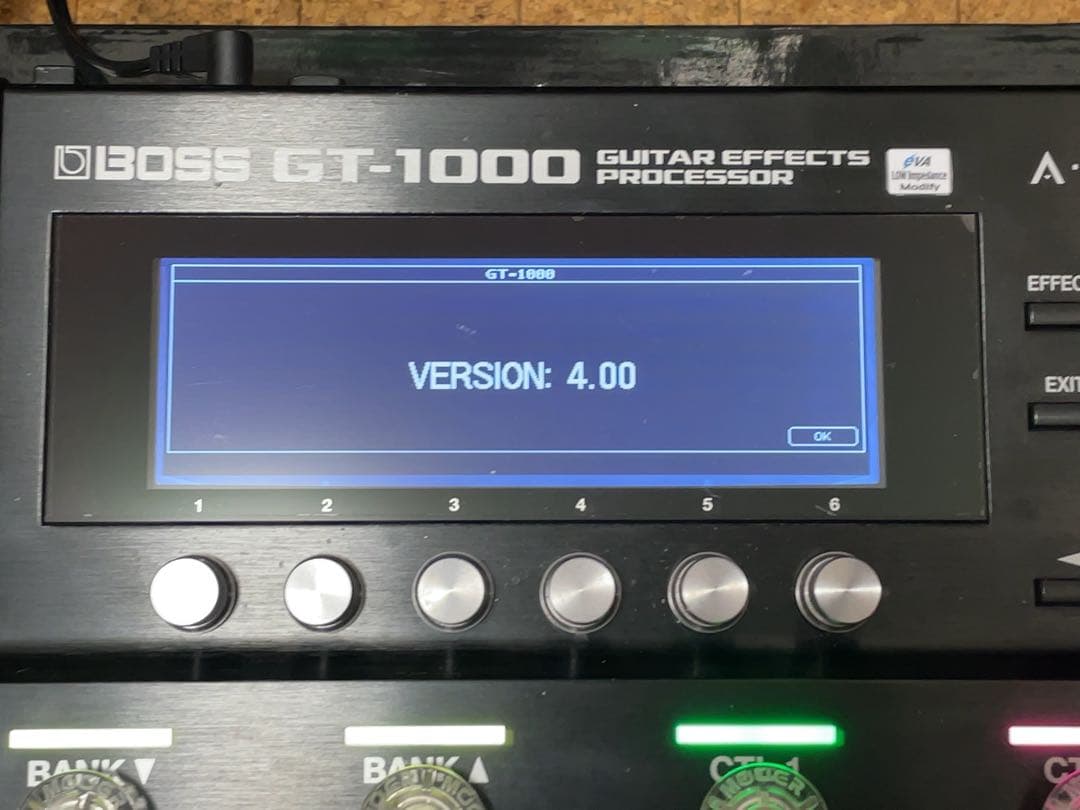 BOSS GT1000 EVA電子インピーダンスMOD済