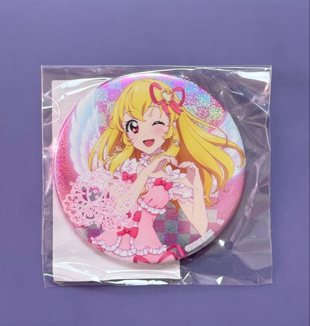アイカツ 星宮いちご BIGホロ缶バッジ オールアイカツ！ オーロラキス