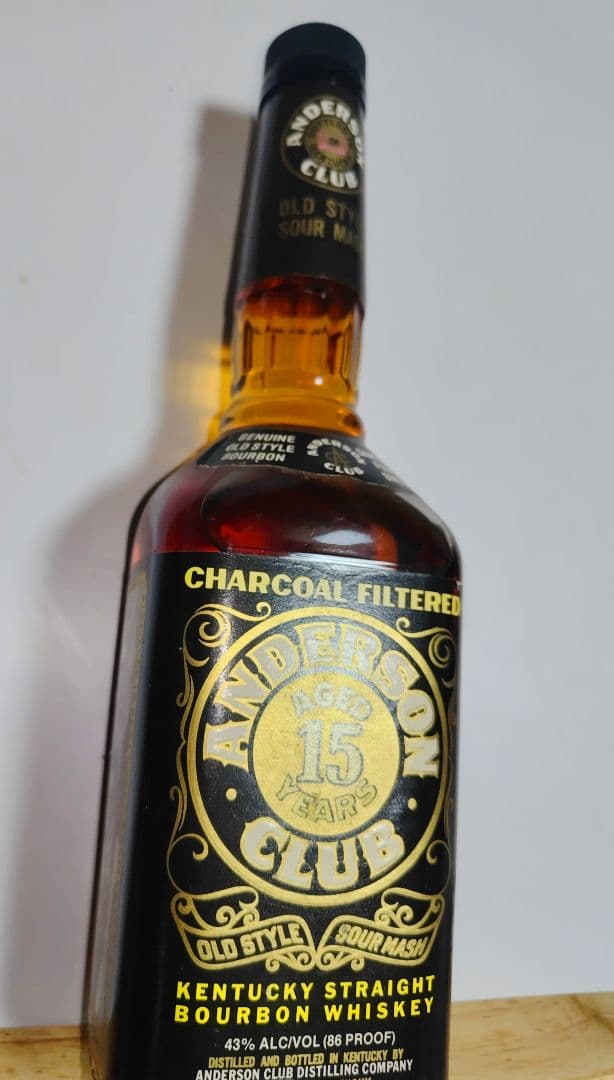 ANDERSON CLUB 15年 ケンタッキー バーボンウイスキー Anderson Club 15 Year | The Whiskey Shelf