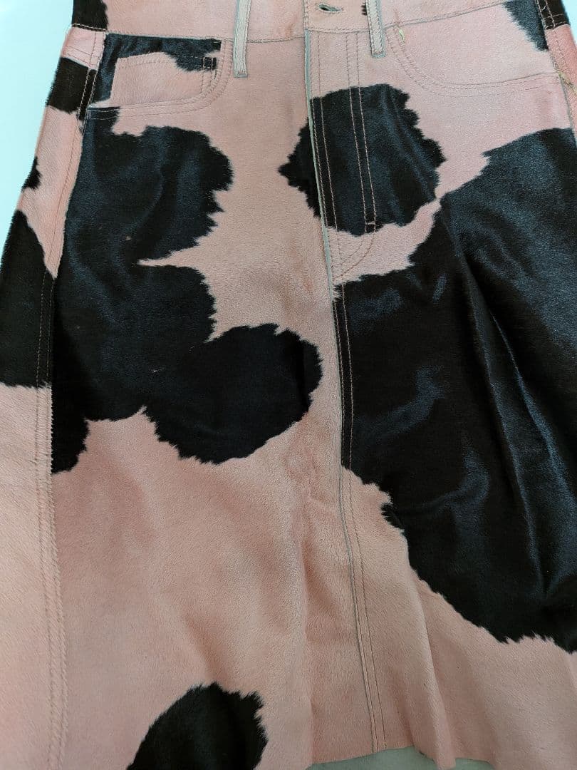 【未使用品】FENDI ハラコ　カウプリント 　スカート　40