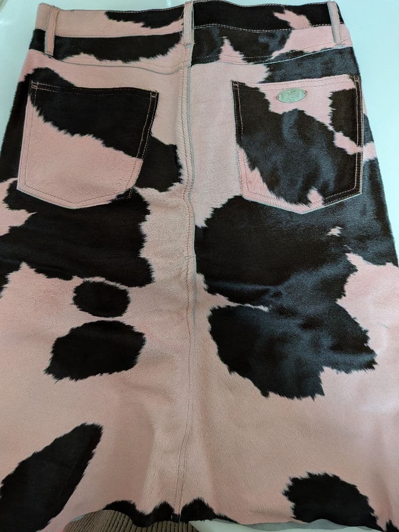 【未使用品】FENDI ハラコ　カウプリント 　スカート　40