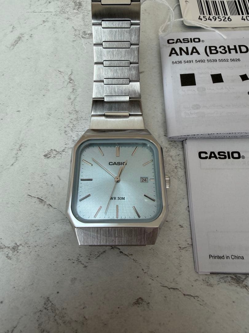 CASIO MTP-B185D 2A2VDF アイスブルー