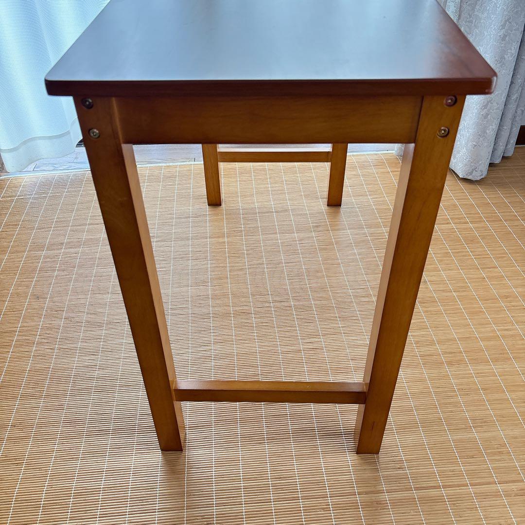 nami様リクエスト品】不二貿易 木製デスク 引出し付き 学習机 ワークデスク