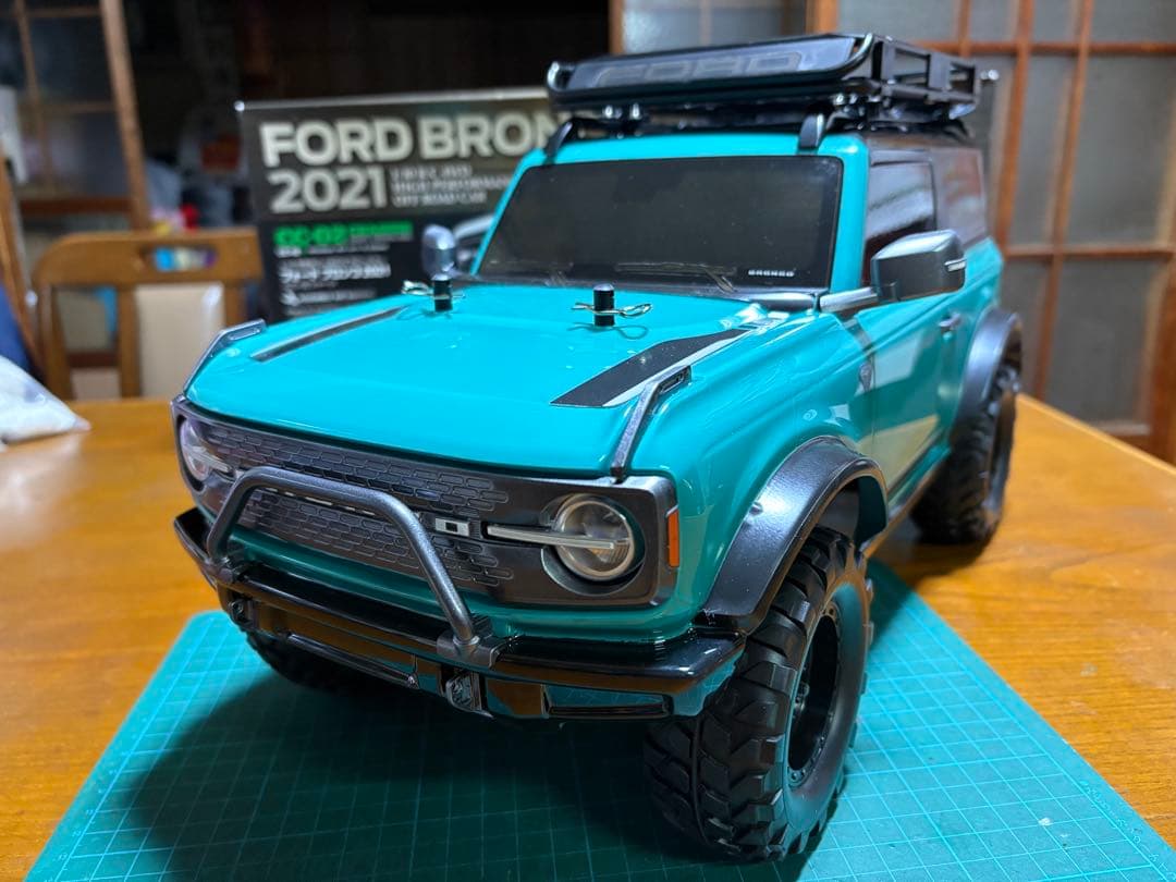[美品] タミヤ 1/10 RC フォード ブロンコ 2021 完成品 TAMIYA 1/10 R/C Ford Bronco 2021（CC-02）タミヤ フォード ブロンコ