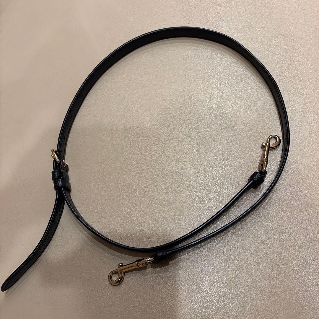 coach黒レザーショルダーバッグ