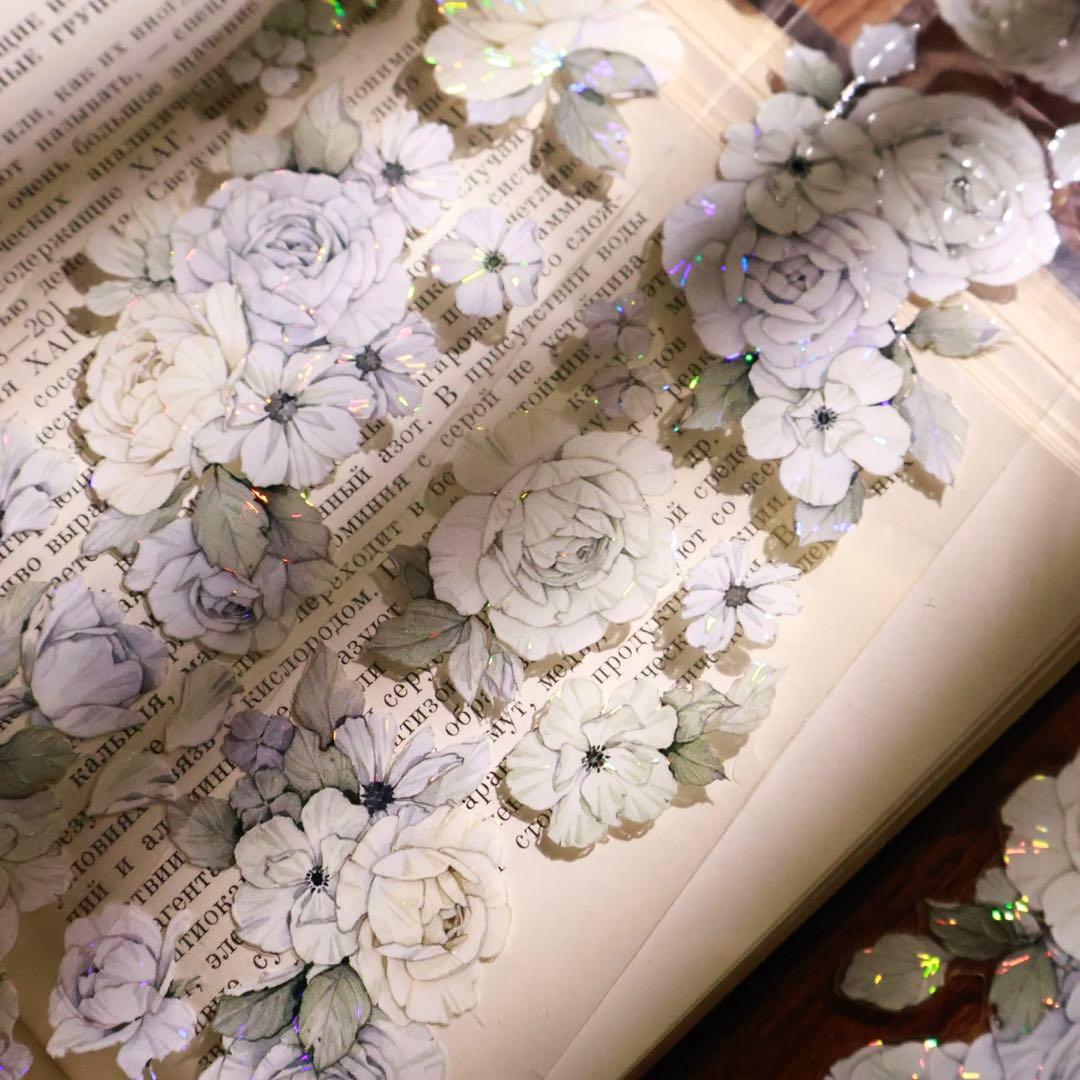 壹洱原创《语瑶-蓝色》海外マスキングテープ　マステ 【2366】