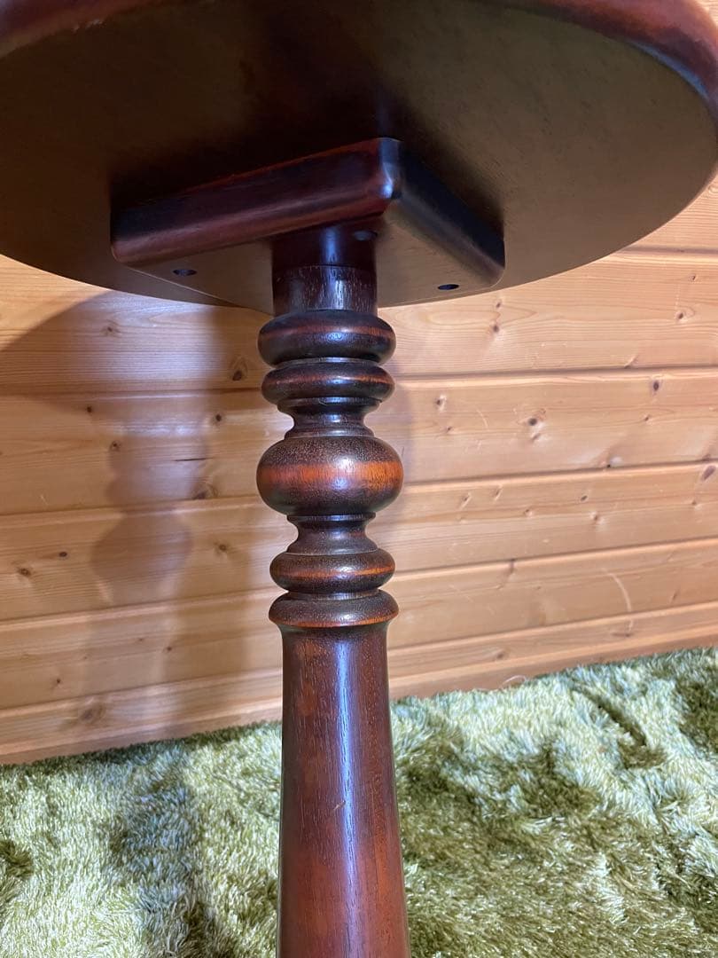 国産無垢一枚板サイドテーブル｜ブラックアイアン｜一点もの ロー