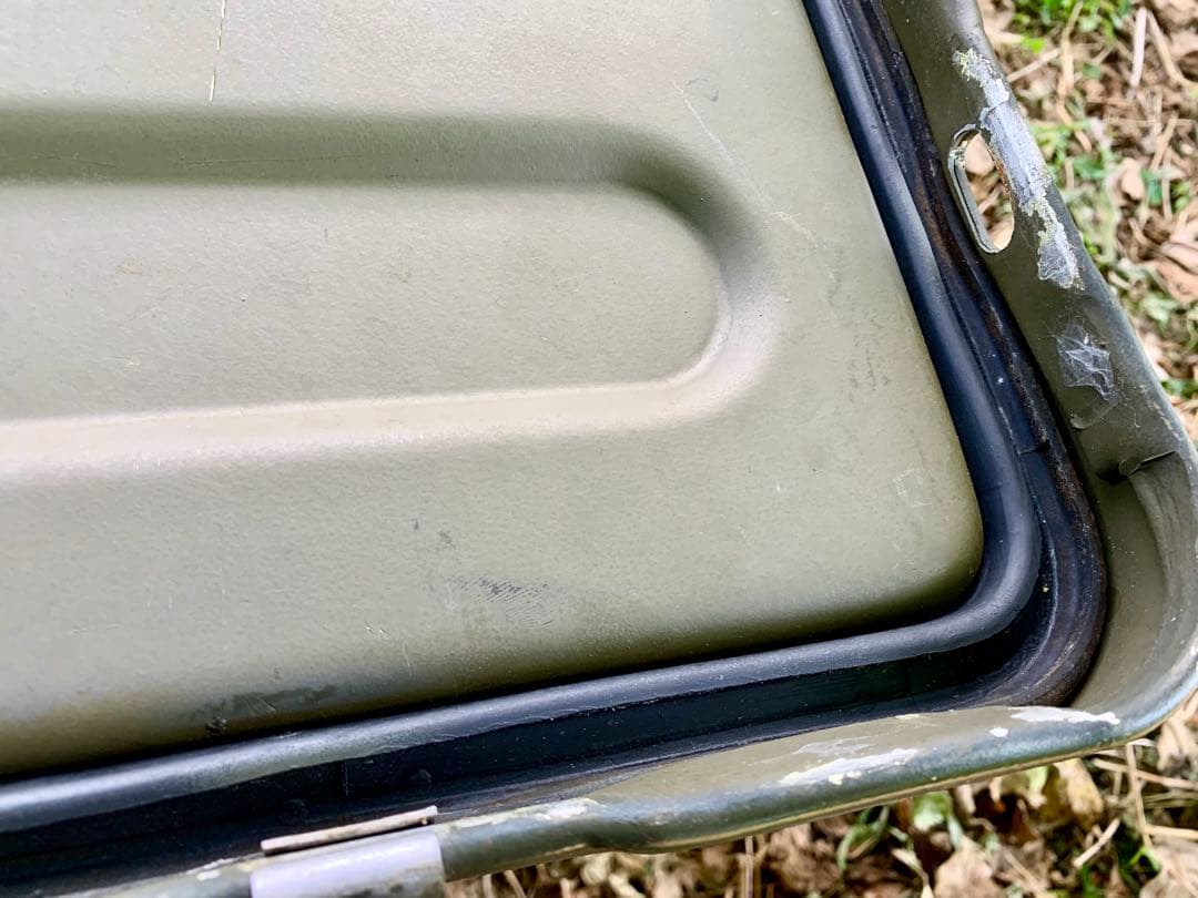 ミリタリー アルミコンテナ 米軍 払下げ 放出品 美品 アウトドア 車載