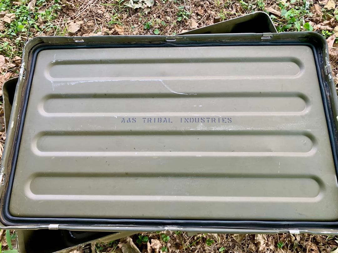 ミリタリー アルミコンテナ 米軍 払下げ 放出品 美品 アウトドア 車載 USA