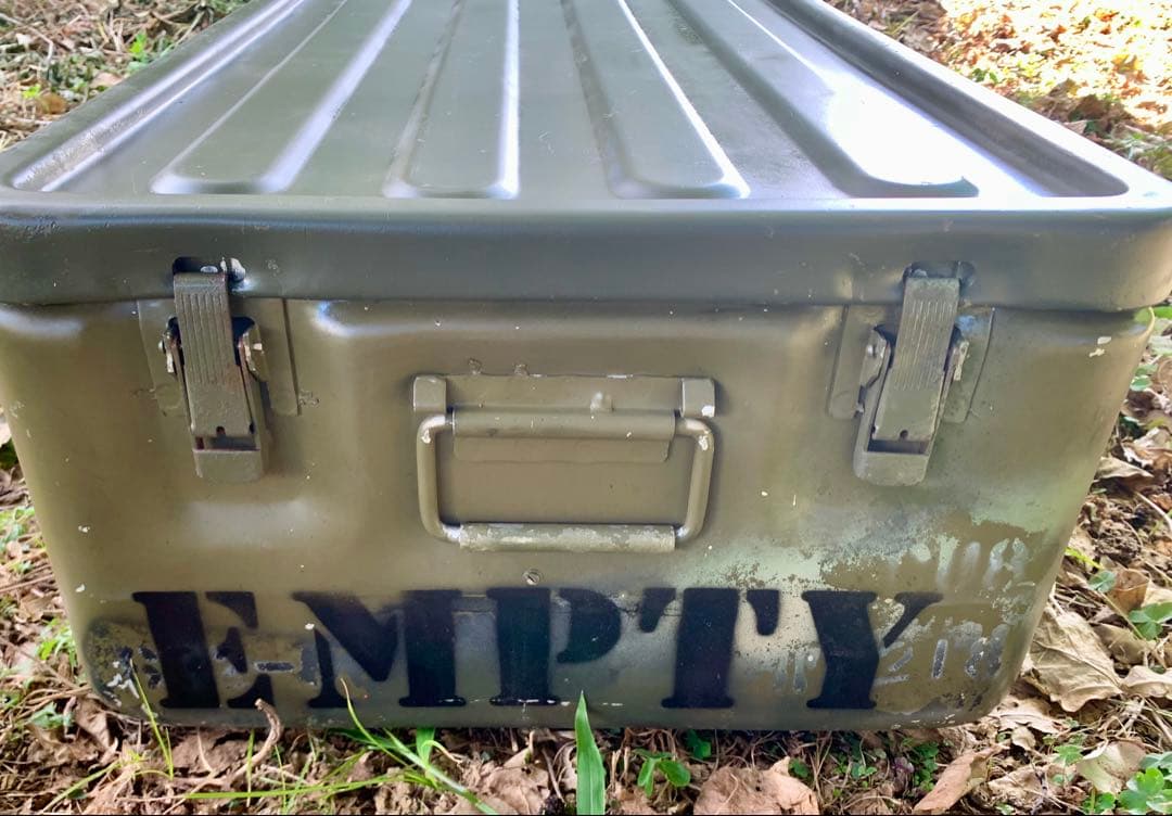 ミリタリー アルミコンテナ 米軍 払下げ 放出品 美品 アウトドア 車載 USA