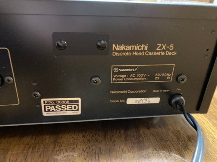 Nakamichi ZX-5 カセットプレーヤー ジャンク