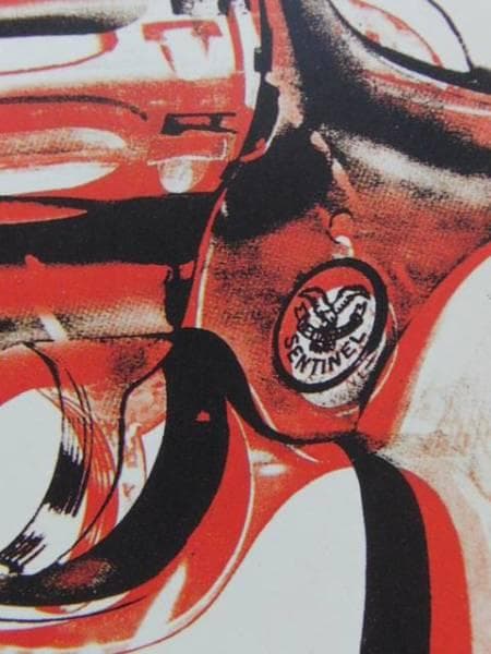 WARHOL、Gun、希少画集画、新品額装付