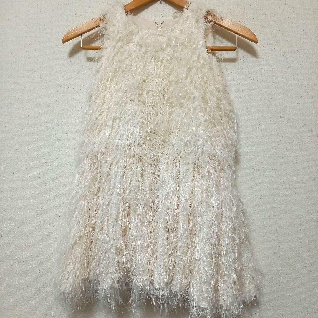 美品 Acka エーシーケーエーフリンジアメリカンスリーブトップス ペプラム