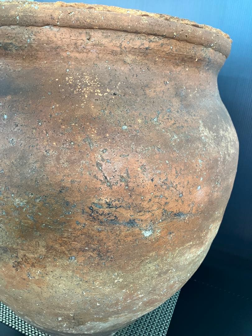 古信楽焼　大瓶　江戸中期　鑑定書付　高さ50.5cm 保存状態良　骨董品