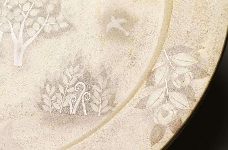 神品　井戸川豊 　大皿　50cm　大作　共箱