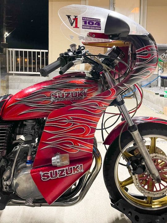 GS400 外装フルセット キャンディライフ塗装 - メルカリ