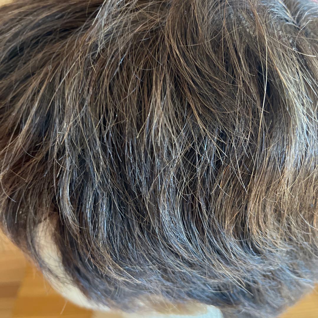 ブラウン ショートウィッグ 自然な毛並み