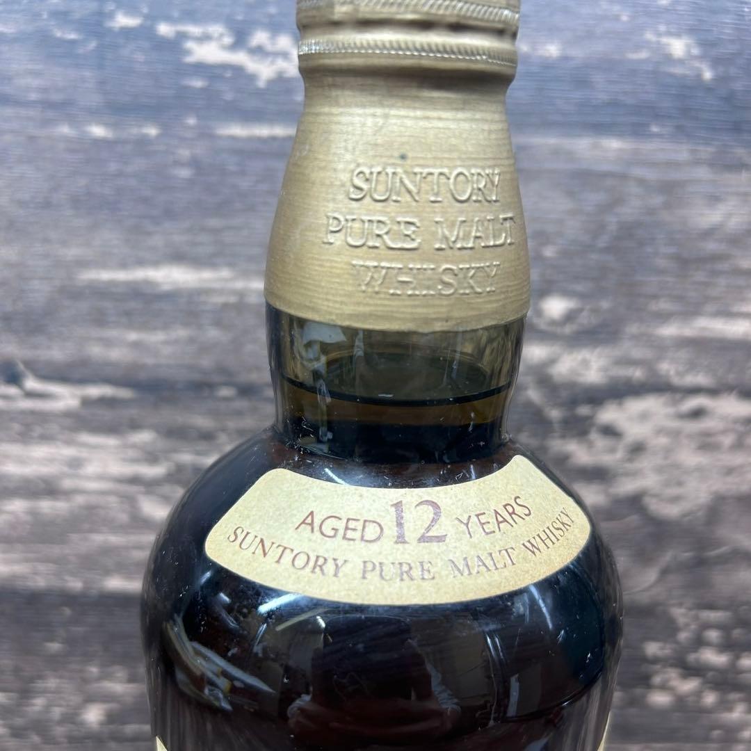 サントリー 山崎 12年 ピュアモルト ウイスキー 760ml 特級 未開栓