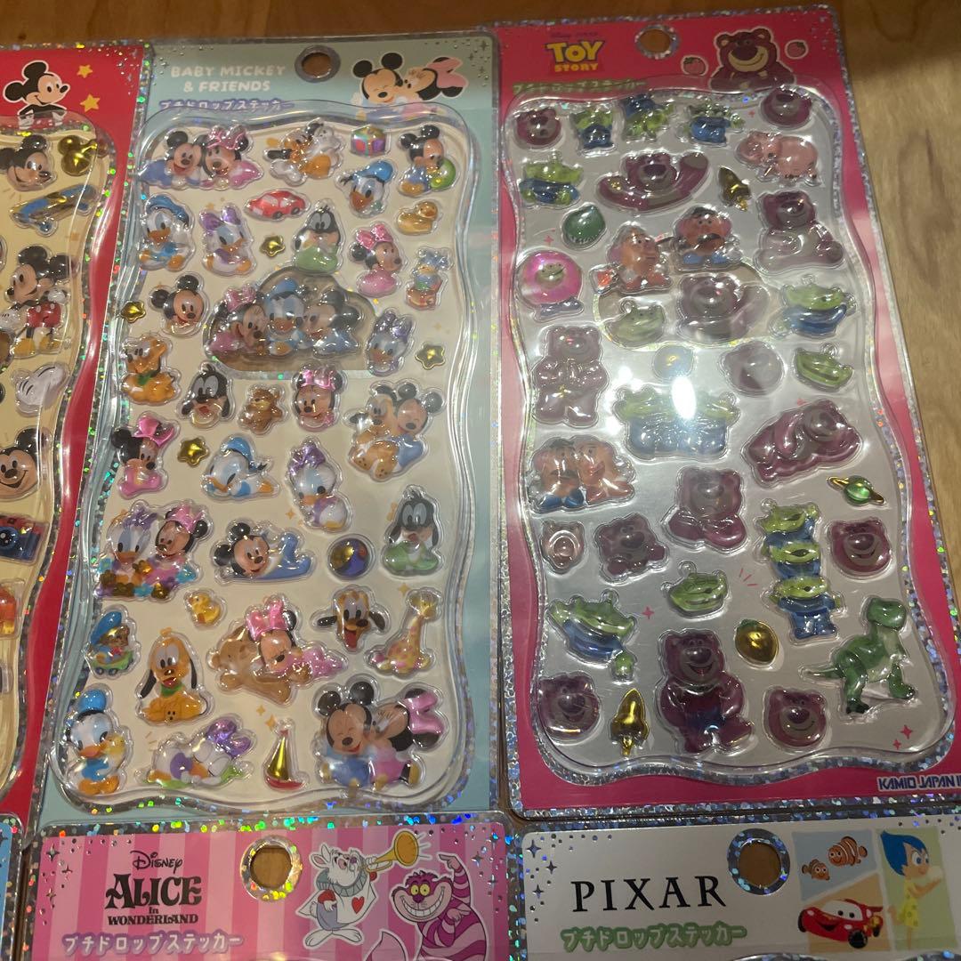 プチドロップステッカー　Disney ディズニー