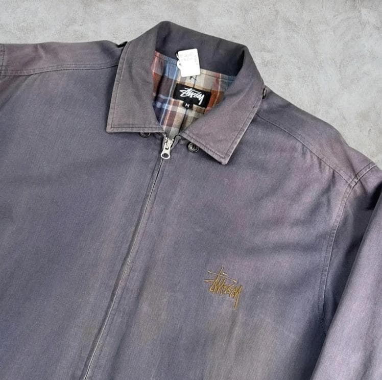 80’s~90’s old stussy Cotton Jacket 黒タグ