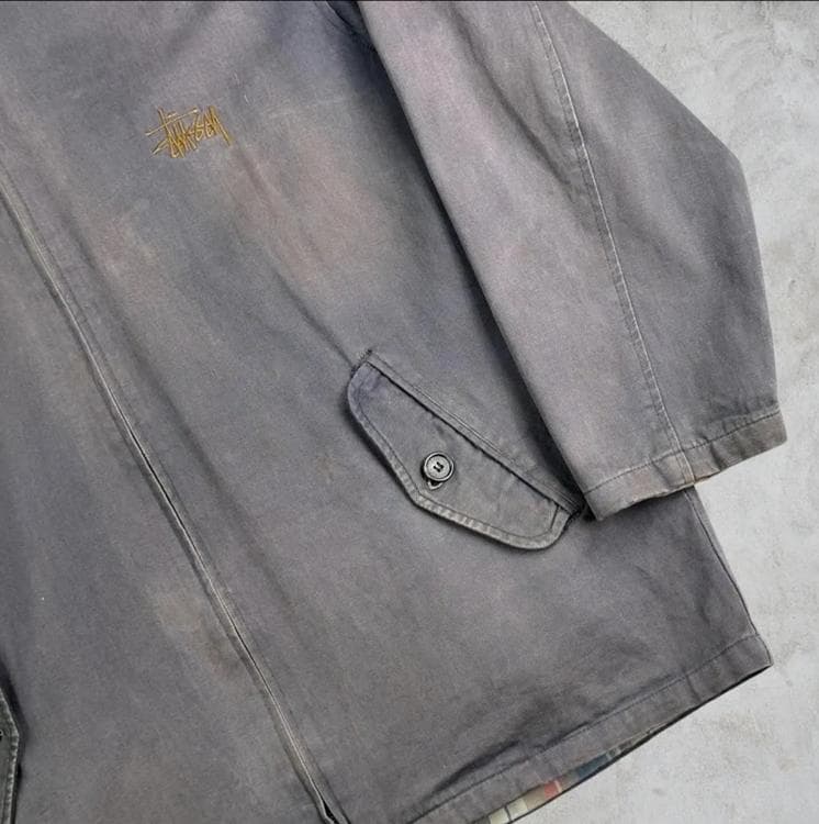 80’s~90’s old stussy Cotton Jacket 黒タグ