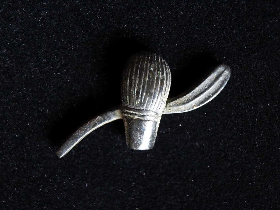 激レア　茶筅茶杓赤銅目貫