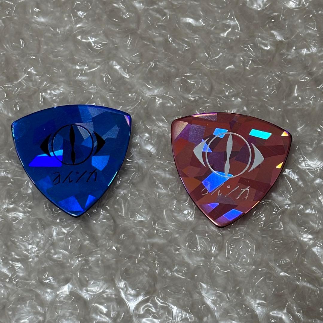 ヨルシカ ピック 後書き会員 FC限定 ピンク 青 盗作 前世 - メルカリ