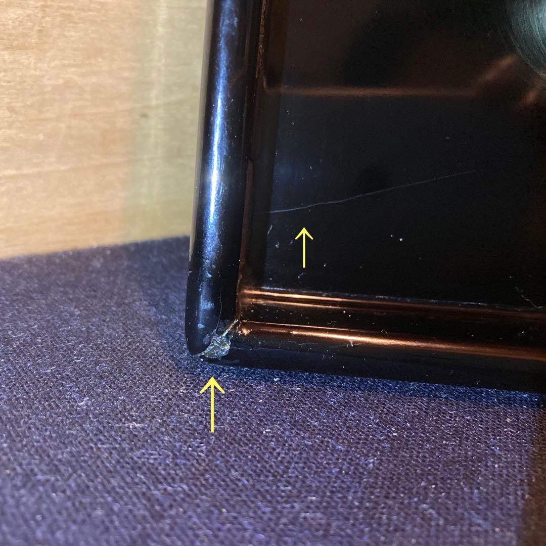 脇取盆 螺鈿象嵌 漆器　長盆 工芸品