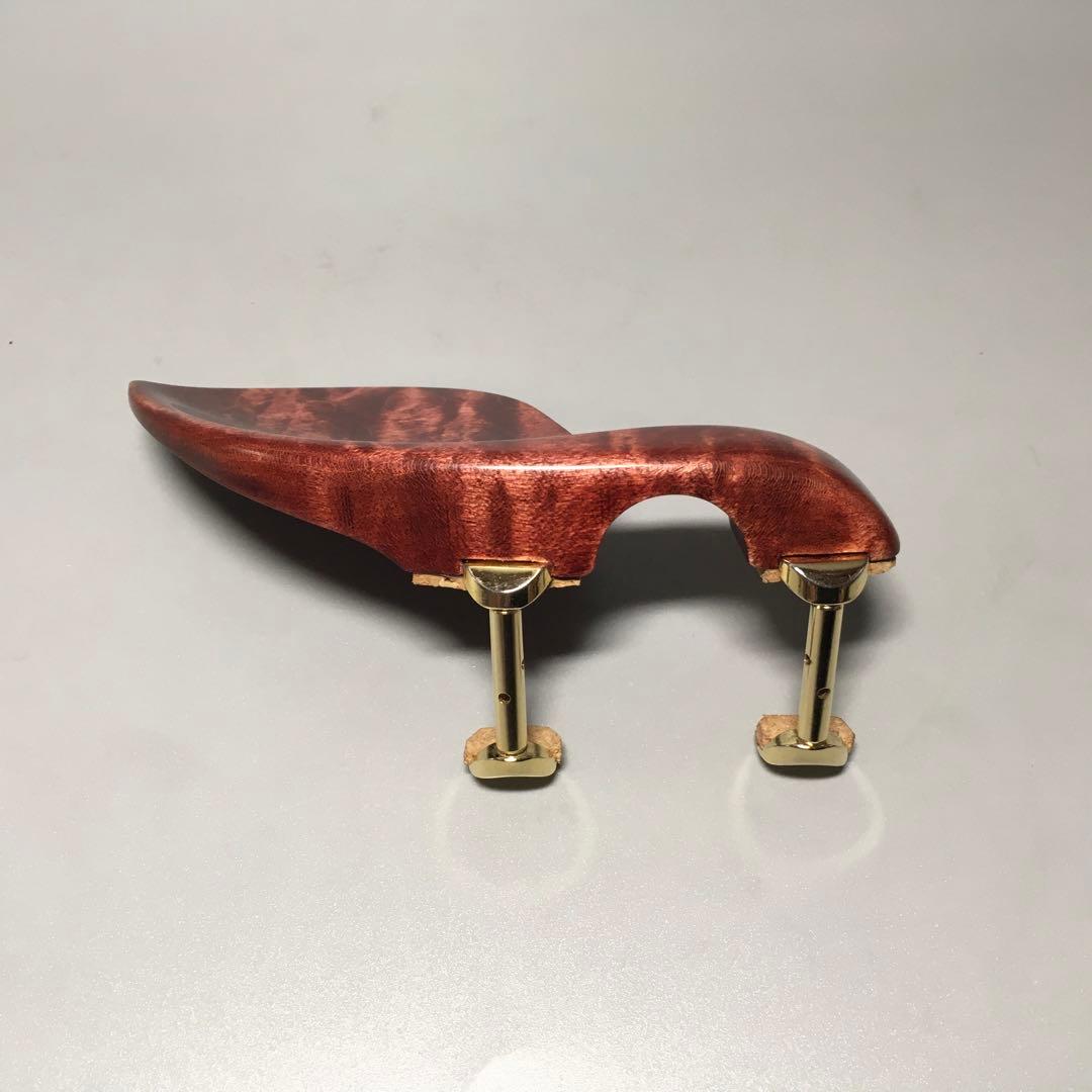 バイオリン用顎当て 楓メイプル　ガルネリスカーレット染め