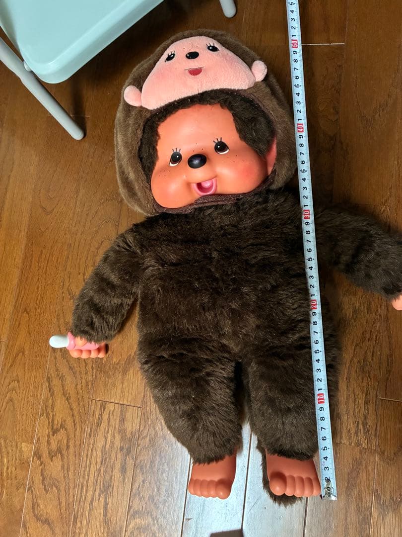 【レア】セブンイレブン限定 モンチッチ 特大ぬいぐるみ　2004年ロッテコラボ