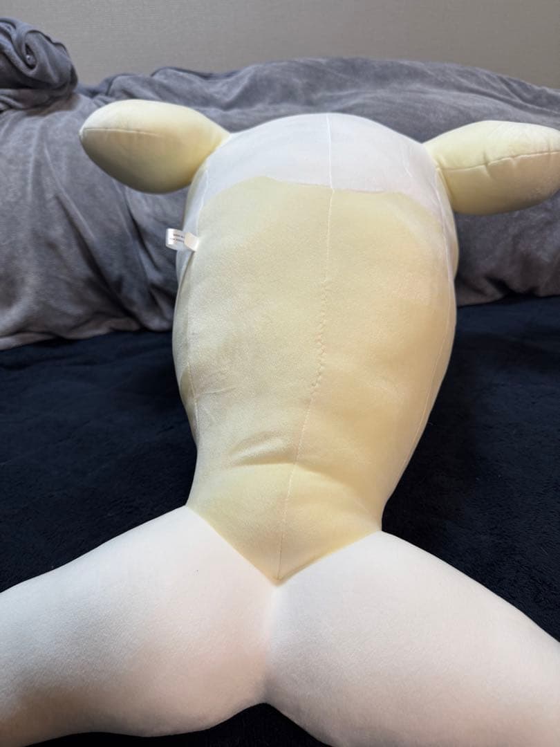 【最終値下げ】名古屋港水族館　くじ特賞　シャチ　ぬいぐるみ　アルビノ 約90cm