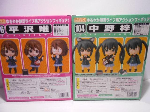 ねんどろいど けいおん 4点セット平沢 中野 琴吹 田井中