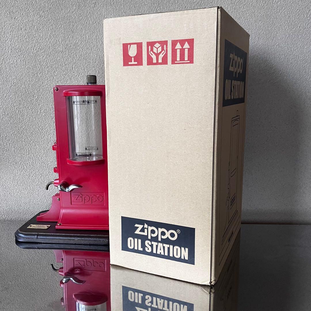 激レア zippoオイルステーション ヴィンテージ シリアルナンバー入り
