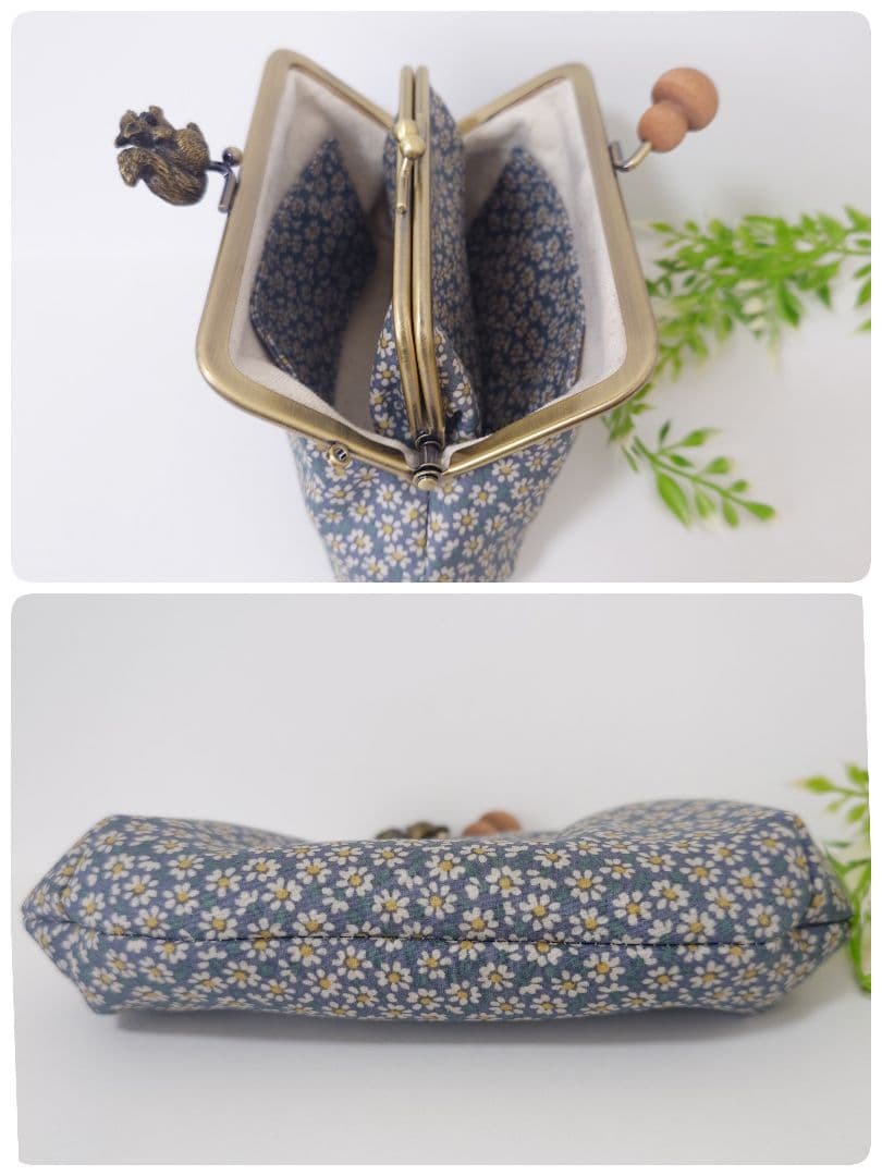 うさこ〜 リバティ リトルマーガレット がま口 ポーチ 3点