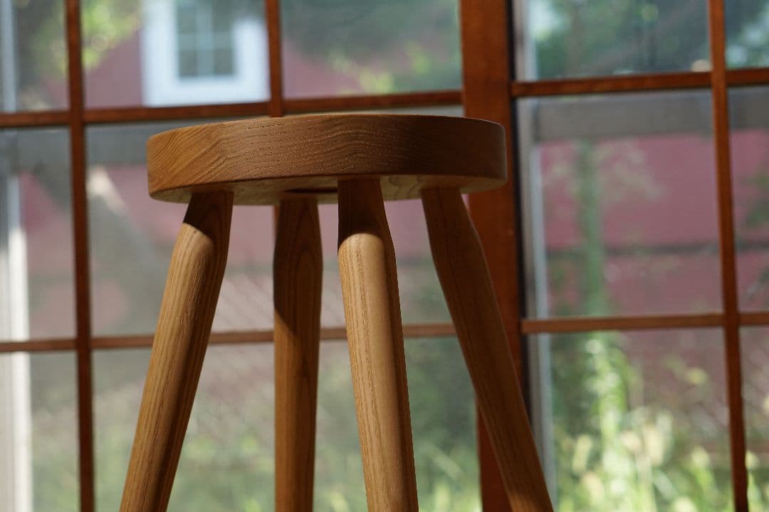 ブランドハンドメイド・手芸 - 栗の木で出来たスツール ハンドメイド