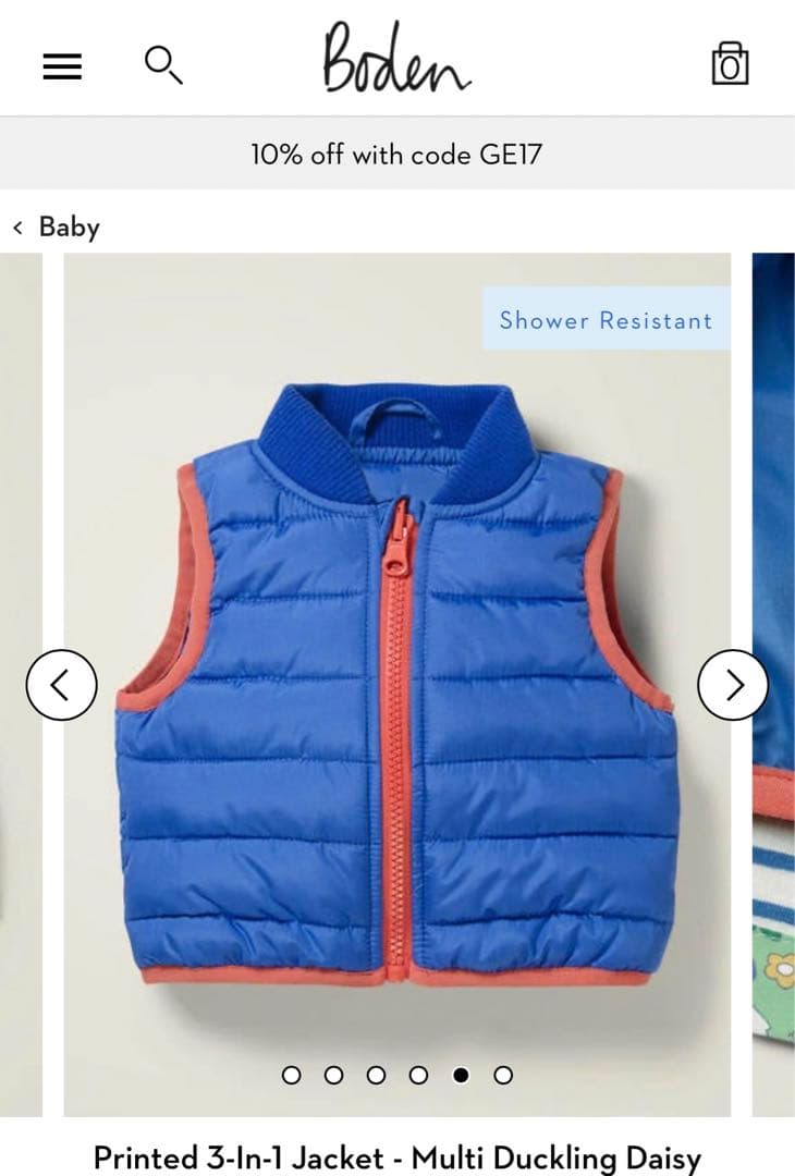 未使用 ボーデン あひる ジャケット コート 104cm 未使用 ボーデン