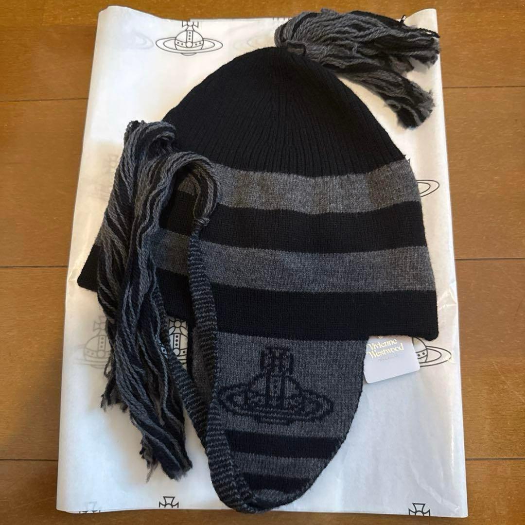 Amazon.co.jp: VivienneWestwood ORBフラップ付きワッチ ニット帽