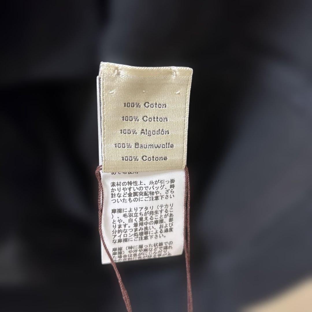 未使用級 HERMES エルメス 半袖Tシャツ ポケットHロゴ 黒 Sサイズ