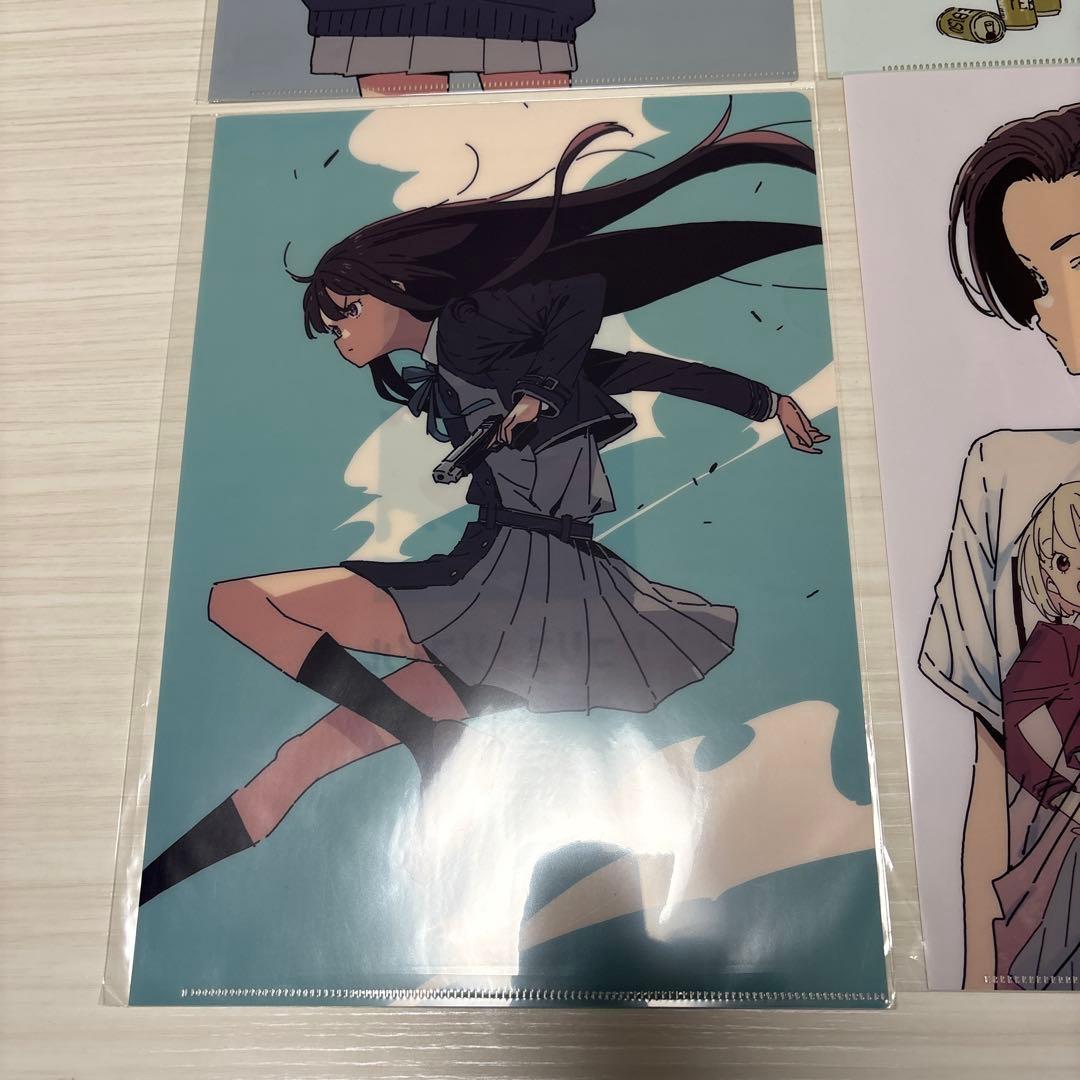 リコリス・リコイル展 いみぎむる 描き下ろし クリアファイル 4点