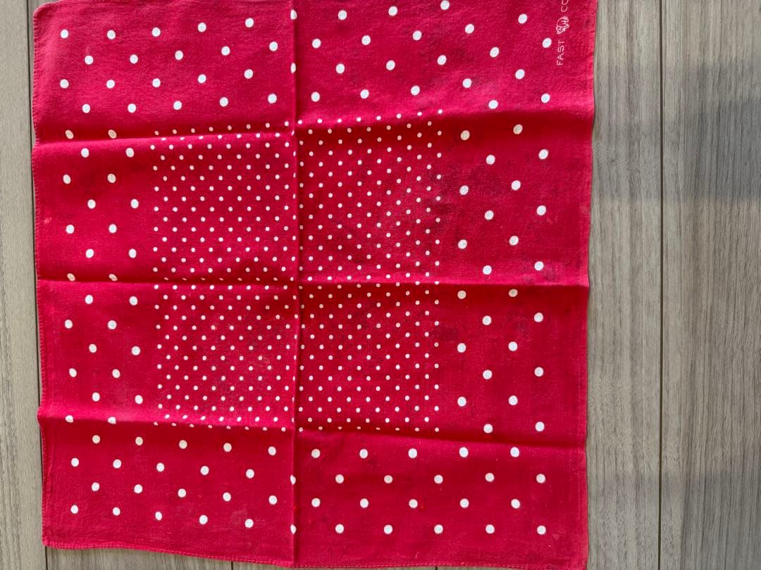 ビンテージ　希少　50s バンダナ　下鼻　象　ドット