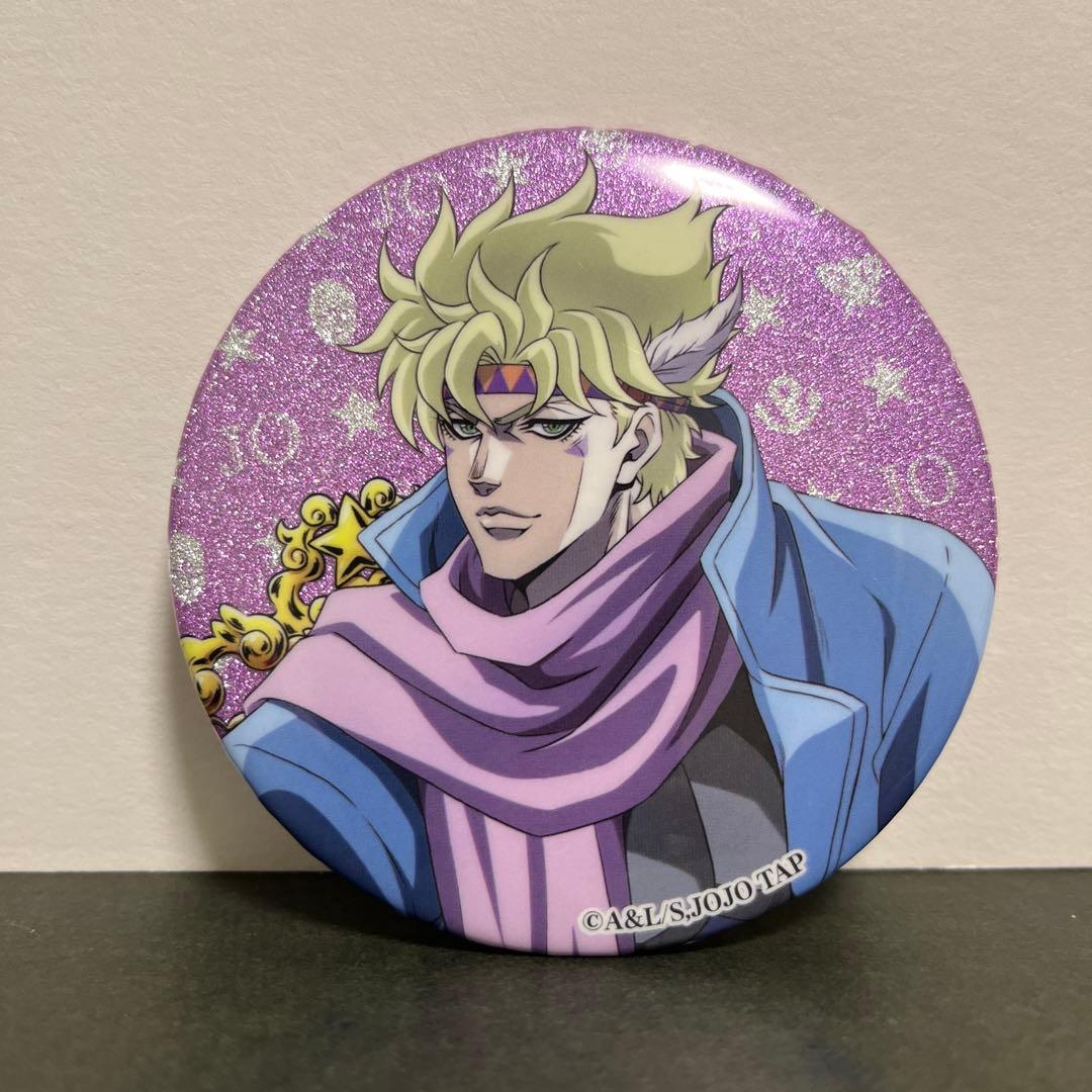 ジョジョワールド3 グリッター缶バッジ シーザー - メルカリ